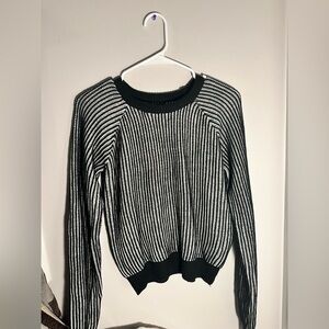 Forever 21 Striped Ribbed Knit Sweater